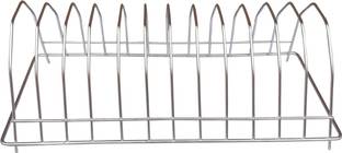 JISUN Plate Kitchen Rack Steel (Pack of 1) Plate Stand / Dish Rack / Plate Holder for