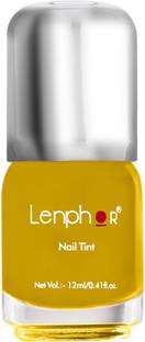 Lenphor Long Lasting Nail Paint, Mango Tango 04, Gel Finish Mango Tango
