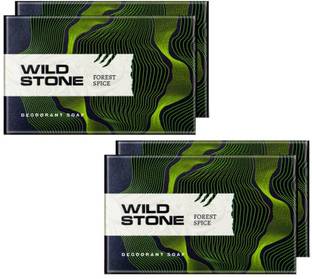 Wild Stone Forest Spice Soap Combo (125 g each)- Pack of 4
