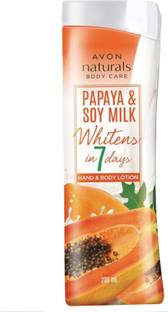 AVON Naturals Hand & Body Lotion (Papaya & Soy Milk)