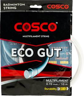 COSCO Eco Gut Badminton String (Pack of 2) 0.7 Badminton String - 10 m