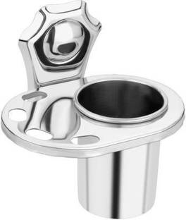 iSTAR Tooth Brush Holder - Tumbler Holder - Bathroom Accessories Stainless Steel Toothbrush Holder (Silver, Wall Mount) Stainless Steel Toothbrush Holder