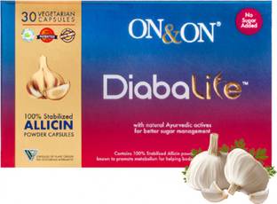 on and on Diabalife 30 capsules for better sugar management Towards Life without Diabetes