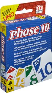 mattel GAMES Phase 10 Card Game Party & Fun Board Game