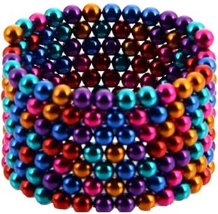 MegaForce Evergreen 216 pcs 6X6 cube of 6 colors 5mm Magnetic Balls- Engage Yourself with Creativity