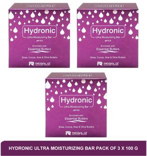 Regaliz Hydronic Ultra moisturizing bar pack of 3 x 100 g