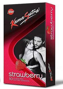 Kamasutra STRAWBERRY CONDOM 10s -Condoms Condom