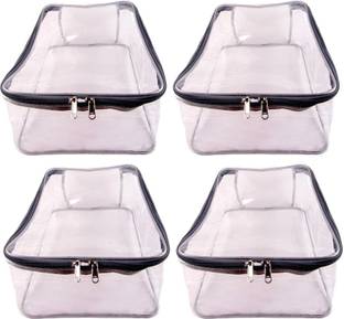 geetacreation Plain Pack of 4 Pieces Large Transparent Shirt Cover Shirt Cover