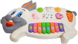 Toyvala Rabbit Musical Piano|3 Modes Animal Sounds, Flashing Lights & Wonderful Music52