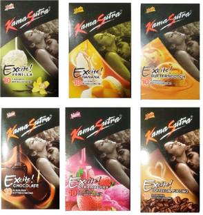 Kamasutra Excite Honeymoon Flavoured combo Condom
