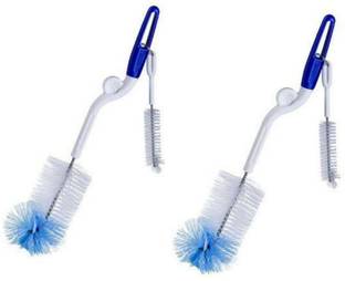 Pigeon 2 IN 1 BOTTLE & NIPPLE BRUSH. COMBO PACK OF 2