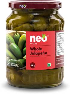 neo Whole Jalapenos I Ready to Eat I Non-GMO I Jalapenos