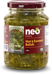 neo Hot & Sweet Relish I Ready to Eat I Non-GMO I Vegetables