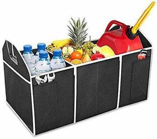 BHAYANI ENTERPRISE Folding Car Boot Organizer Stuff Food Storage Bags Trunk Organizer