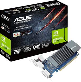 ASUS GT710-SL-2GD5-CSM GDDR5 2 GB NVIDIA Chipset 64 bit 954 MHz Graphics Card