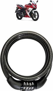 Vagary Steel Combination Lock For Helmet