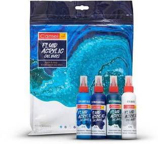 Camlin fluid acrylic color set of 1