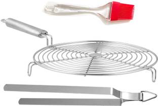 RAU MA Round Roaster_Chimta And Butter Brush_00C 2 kg Roaster