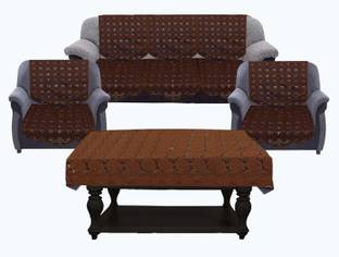 Dakshya Industries Cotton Embroidered 3 Seater Sofa Cover
