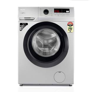 MarQ by Flipkart 7 kg Garment Sterilization Fully Automatic Front Load Washing Machine with In-built Heater Silver