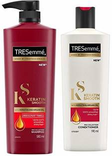 TRESemme Keratin Smooth Shampoo With Keratin Smooth Conditioner