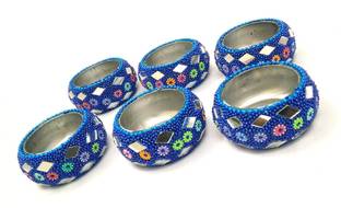 PANKSHRI ENTERPRISE Steel (Pack of 6) Table Diya Set