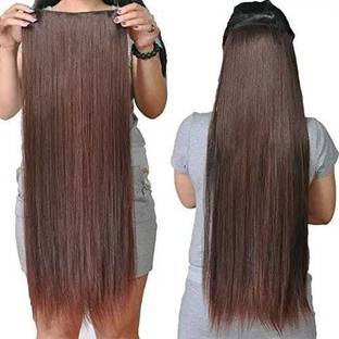 Gauri Uma Hair Style Brown color 5clip hair Extension Hair Extension