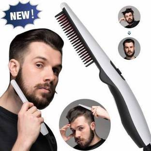 silverwyn Brush Hair Straightener Styler V2 Men's Electric Hair Styler Beard Sideburns Mustache Comb Styling Iron Hair Straightener