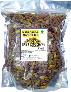 Debankan's Natural DF Plain Pistachios Pista (1 KG) Pistachios