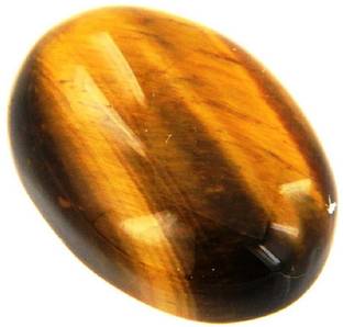 Takshila Gems Natural Tiger Eye Stone Lab Certified 8.25 Ratti / 7.42 Carat, Tiger Gemstone Stone