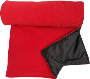Ayra pet care Blk-Q-Red-L Dog, Cat Blanket