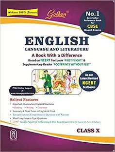 Golden English Language And Literature: (With Sample Papers) A Book With A Differene For Class - 10 (For CBSE 2021 Board Exams)
