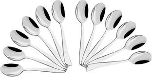 PROJAIN STEEL Stainless Steel Pack of 12 Heavy gauge Table Spoon Set Stainless Steel Cutlery Set