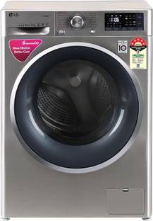 LG 7 kg with Inverter Fully Automatic Front Load Washing Machine with In-built Heater Silver