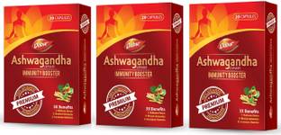 Dabur Ashwagandha Immunity Booster Premium Capsules (Pack of 3)