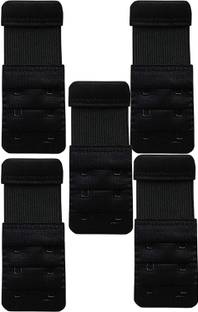 Wooger Bra Hook Extender (Black Pack Of 5) Hook Extender