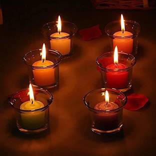 Decent Glass Glass 12 - Cup Tealight Holder Set