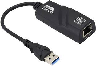 microware USB 3.0 to Ethernet Adapter, Driver Free 10/100/1000 Mbps Network RJ45 LAN Wired Gigabit Ethernet Adapter for Windows 10, 8.1, 7, XP, Linux, Mac OS, Chrome OS Wired USB Lan Adapter compatible with Windows, Mac, Linux