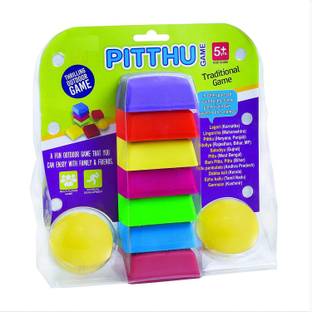 Jayaansh Traders Pitthu (Lagori ) Traditional Indian Game Set for Kids