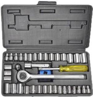 Aiwa AIWA 40 Pcs Combination Socket Wrench Tool Set Tool Kit Socket Set