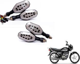 MOCKHE Front, Rear LED Indicator Light for Hero Splendor Plus