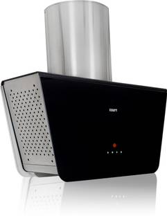 Kraft Italy XF ISLAND(90) THREE WAY AUTO CLEAN CHIMNEY FOR CENTER KITCHEN Auto Clean Wall Mounted BLAC...