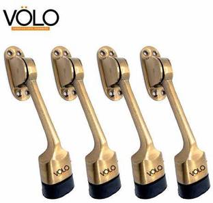 Volo Antique brass Stopper_Pack of 4 Door Mounted Door Stopper