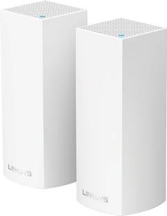 LINKSYS WHW0302-AH Mesh Router 2.4 GHz, 5 GHz 2200 Mbps Wifi Speed Tri Band Internal Antenna Ethernet (Cable Broadband)