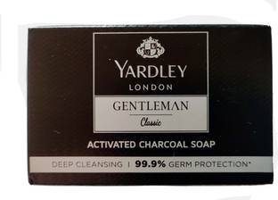 Yardley London Gentleman Classic Activated Charcoal Soap 100 gmeach,pack of 5