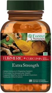 Forest Naturals Turmeric Curcumin | Bioperine | 60 Capsules