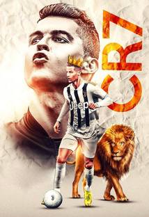 Lion Ronaldo CR7 Paper Print