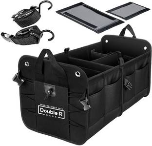 DOUBLE R BAGS Car-trunk_Black Trunk Organizer
