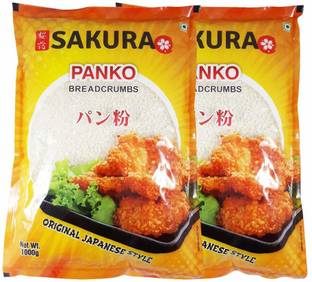 SAKURA Combo Pack Of 2 Panko Breadcrumbs |(1kg Each) 2 kg