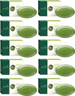 BIOTIQUE Pack of 10 Bio Basil & Parsley Revitalizing Body Soap 75gm ( For All Skin Types )